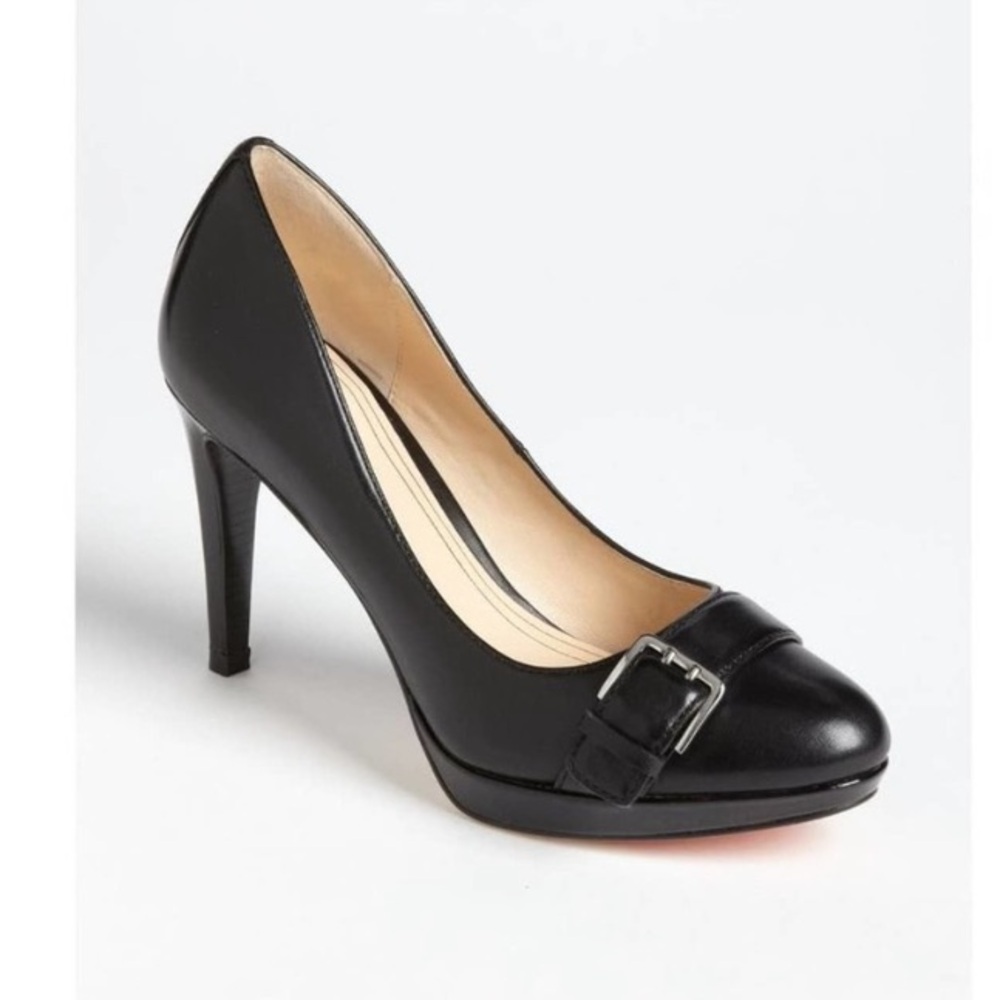 Cole Haan Black Heels Pump Nike Air Chelsea Buckle